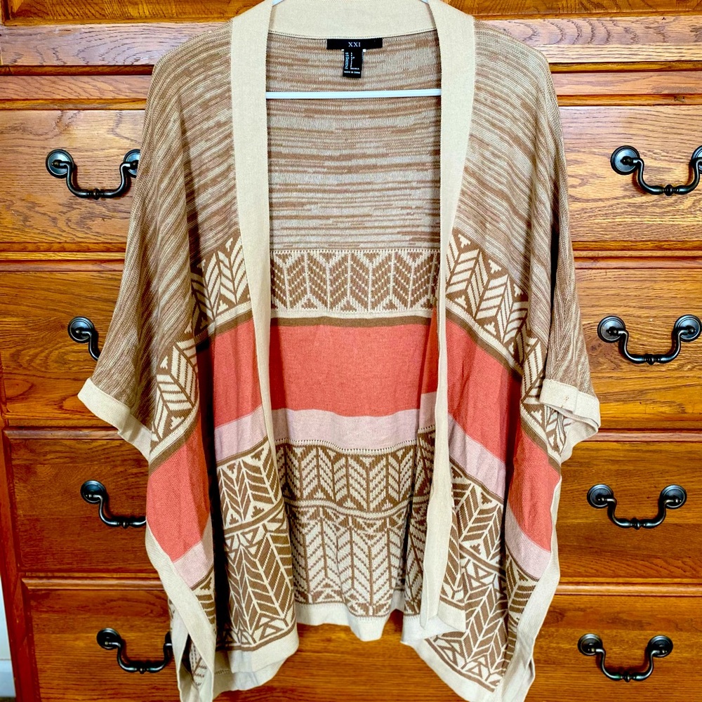 XXI - short sleeve cardigan
